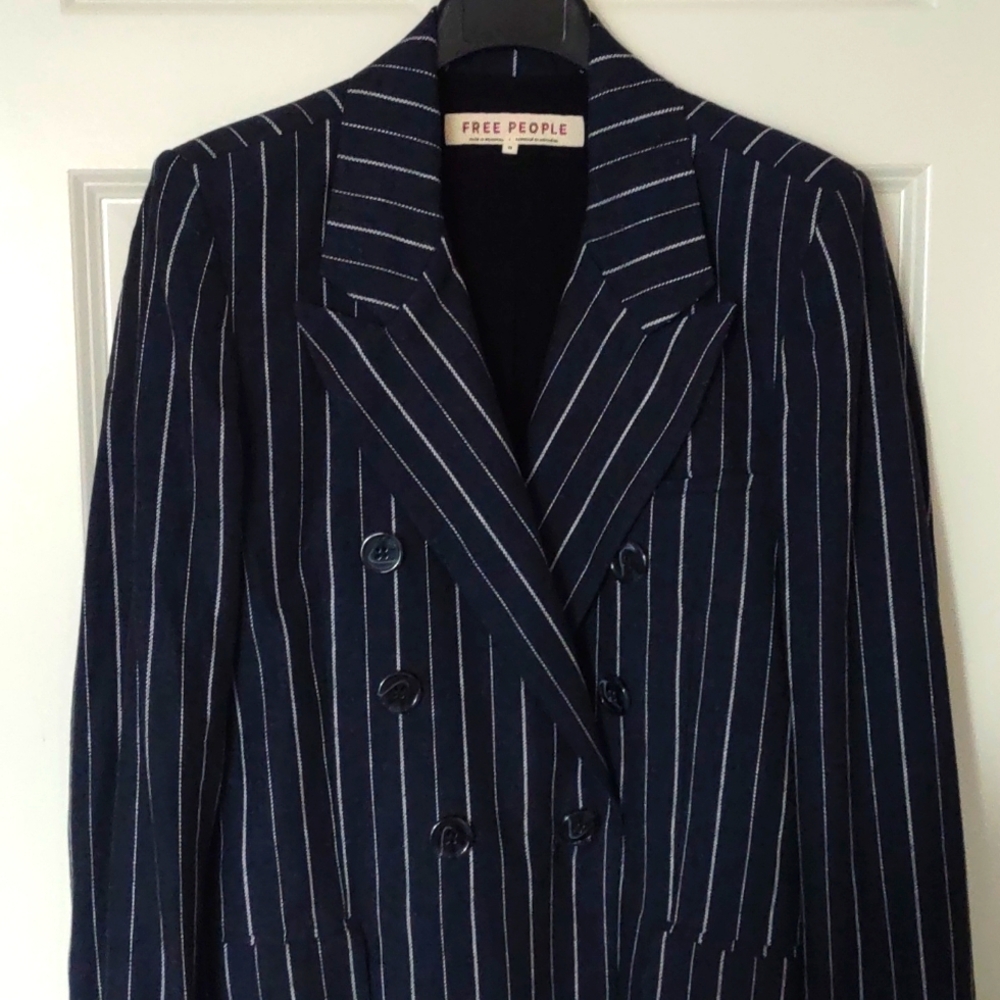 Free People double breasted blazer